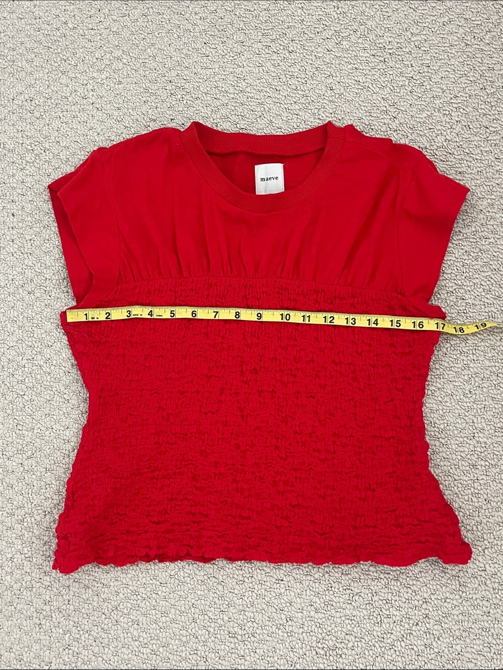 Maeve  - Anthropologie - Smocked Muscle Tee - Picture 9 of 10